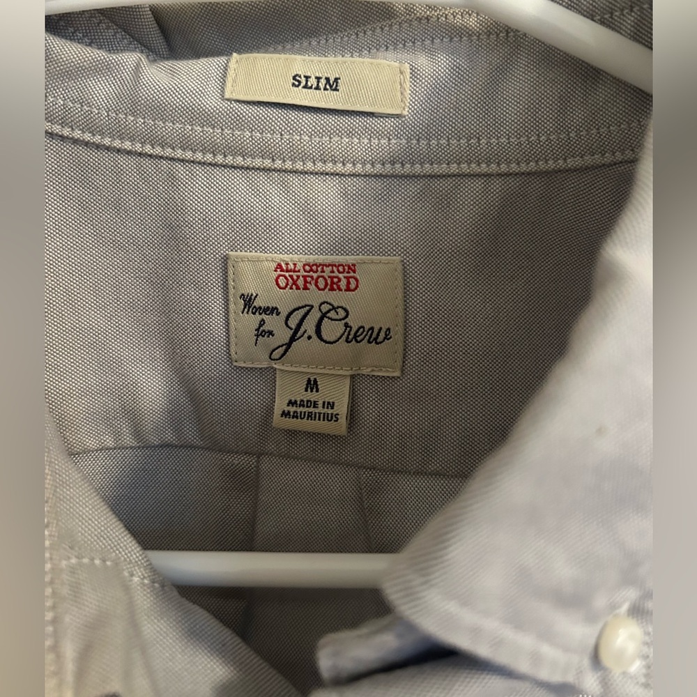 J. Crew broken in cotton oxford shirt
